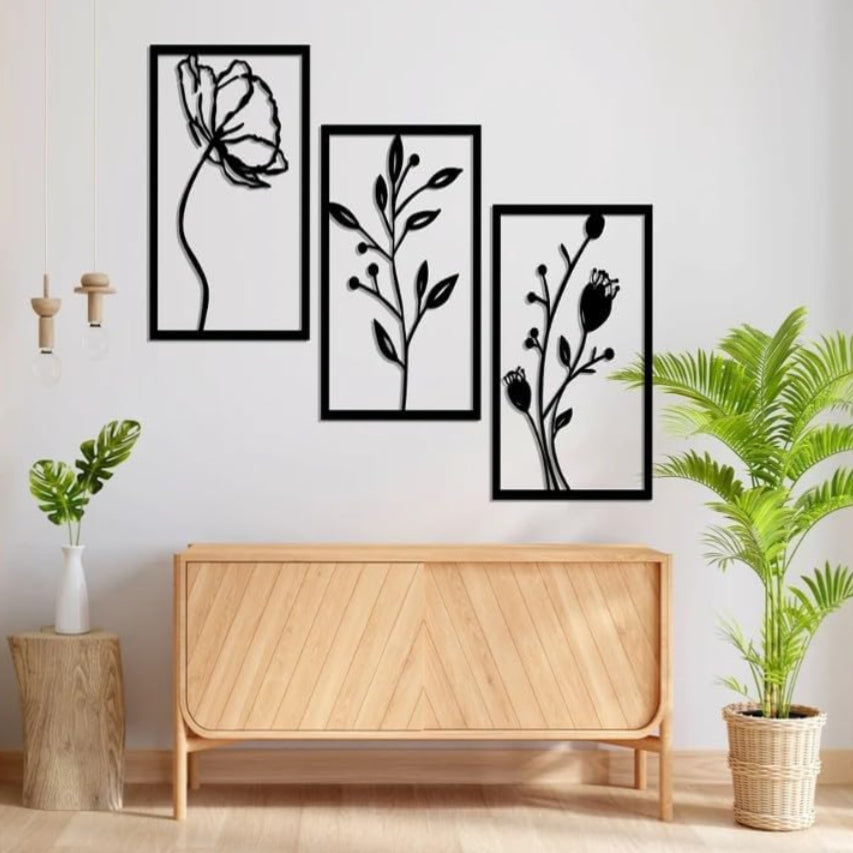 Wooden wall Art Flower