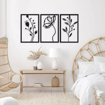 Wooden wall Art Flower